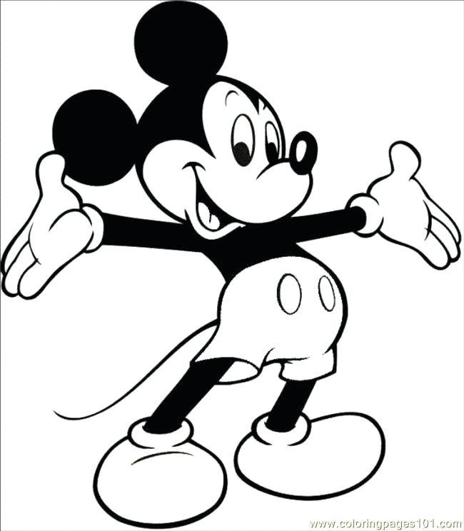 Mickey Mouse Coloring Pages Mickey Mouse Pictures Printable 650x744 Mickey Mouse Coloring Pages Mickey Mouse Pictures Printable