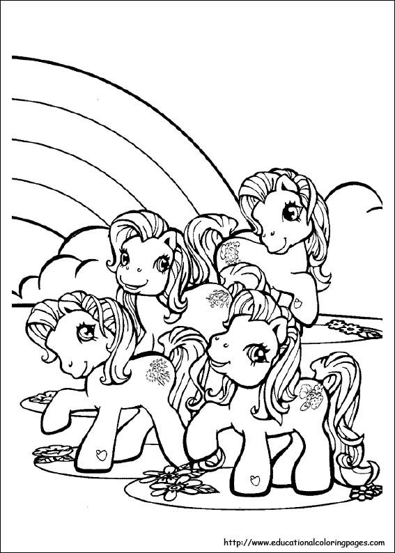567x794 My Little Pony Coloring Pages Free For Kids Coloring