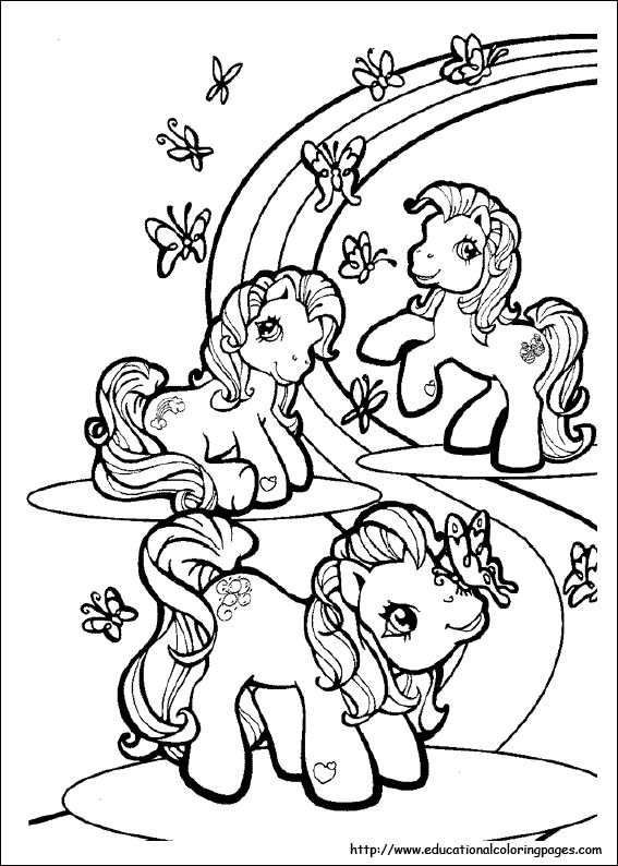 567x794 My Little Pony Coloring Pages Free For Kids