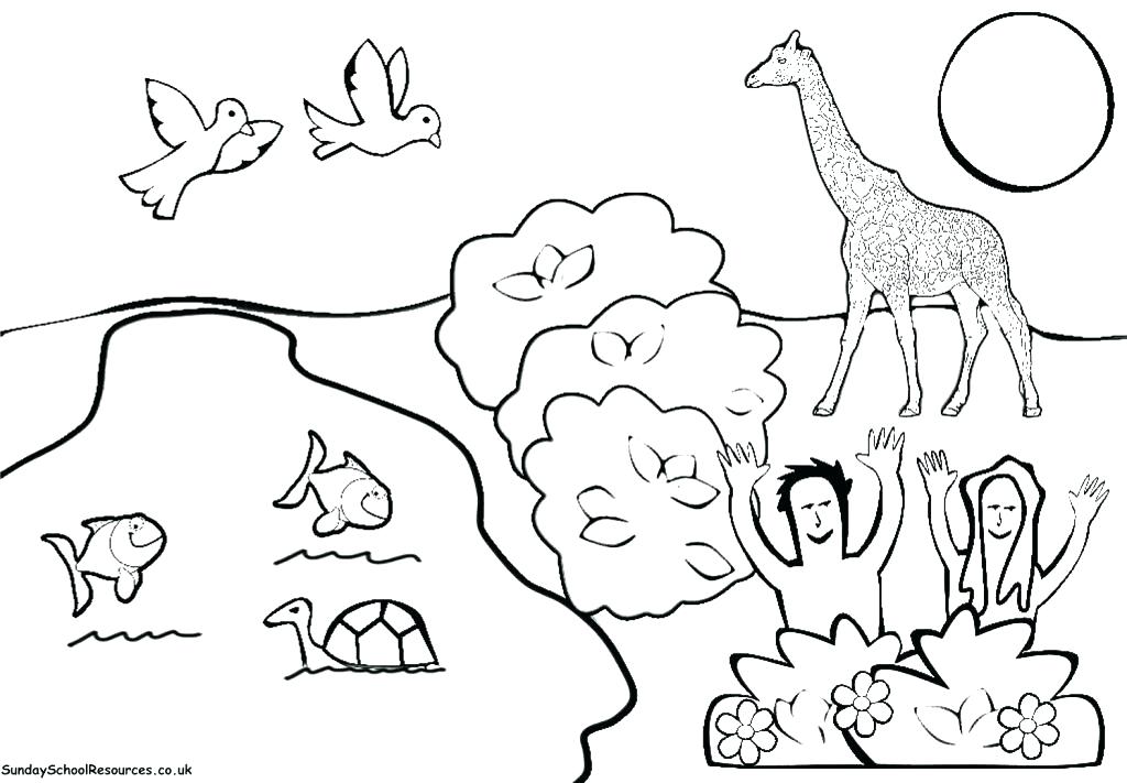 1024x711 Old Testament Coloring Pages Old Testament Coloring Pages Genesis
