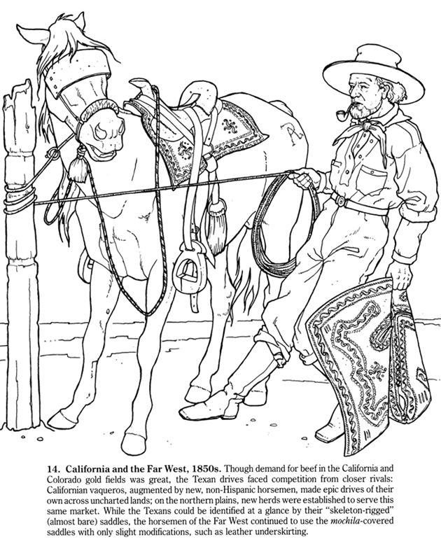 Cowboys Of The Old West Coloring Book Big Book Of The Old West 630x770 Cowboys Of The Old West Coloring Book Big Book Of The Old West