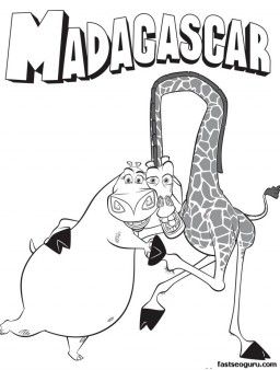 Printable Madagascar 2 Alex And Old Women Coloring Page 256x338 Printable Madagascar 2 Alex And Old Women Coloring Page