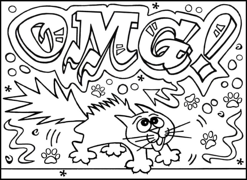 Grufity Girl Coloring Sheets 840x611 Grufity Girl Coloring Sheets