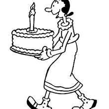 Funny Olive Oyl Coloring Pages 220x220 Funny Olive Oyl Coloring Pages