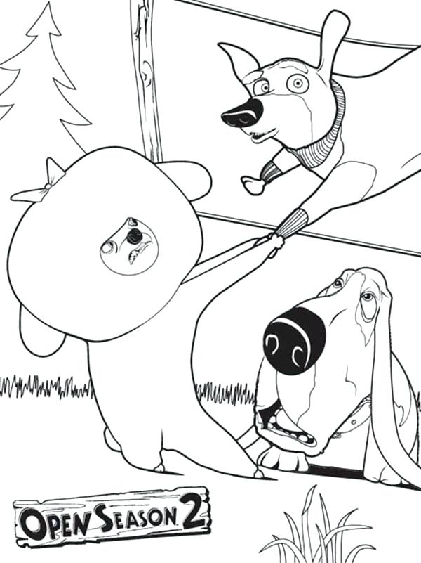 600x801 Oliver And Company Coloring Pages Animal Save Each Other In Open