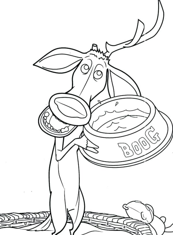 600x817 Eating Food In Open Season Coloring Pages Bulk Color Eating Food