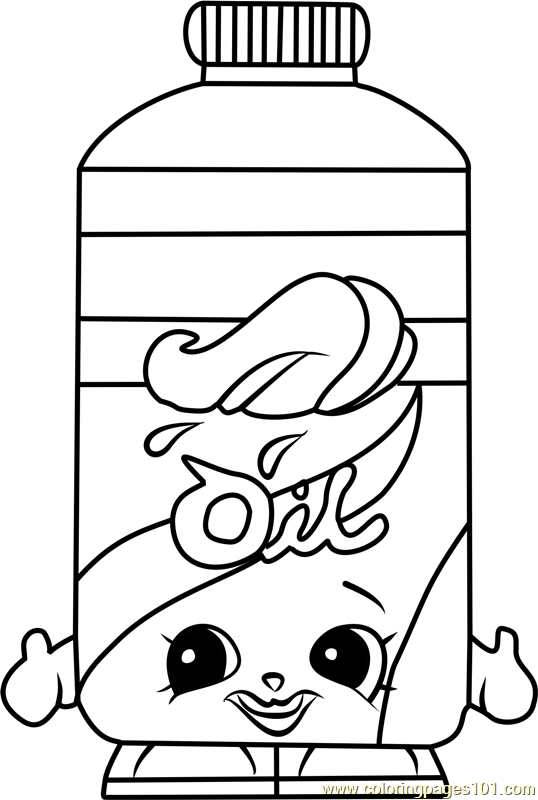 538x800 Olivia Oil Shopkins Coloring Page