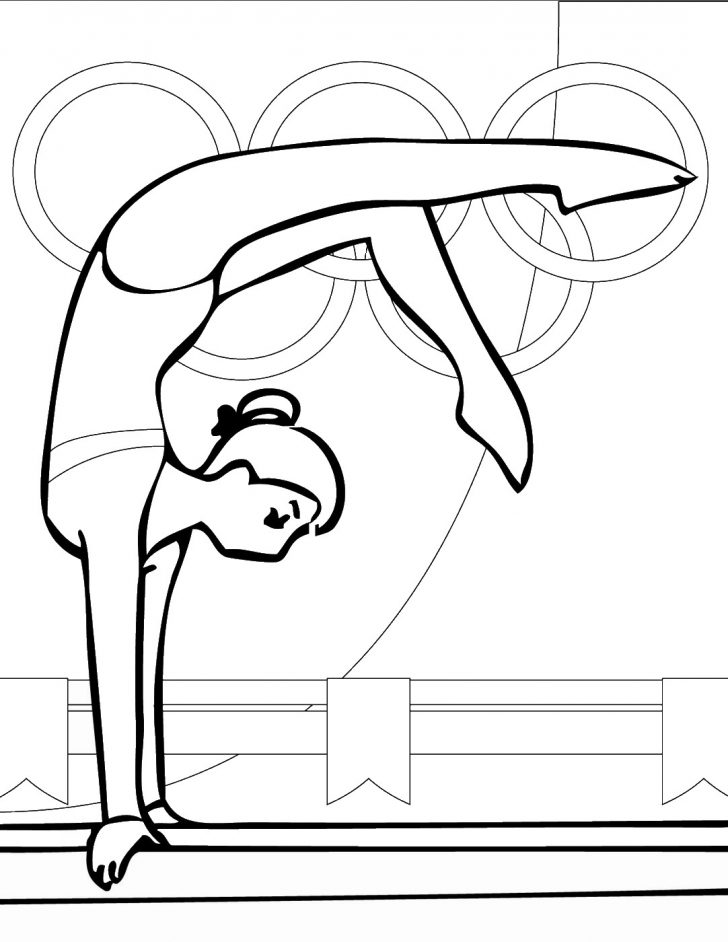728x942 Olympic Symbol Coloring Page Olympics Usa Pages Printable