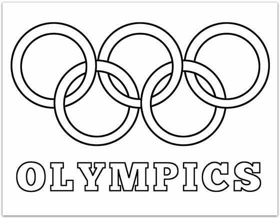 Olympic Rings Printable Coloring Pages Daycare Fun 560x435 Olympic Rings Printable Coloring Pages Daycare Fun