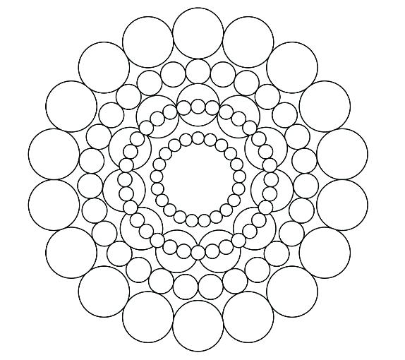 Circles Mandala Coloring Page Mandala Coloring Adult Coloring 574x510 Circles Mandala Coloring Page Mandala Coloring Adult Coloring