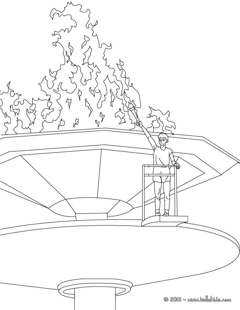 Olympic Games Coloring Pages 821x1061 Olympic Games Coloring Pages