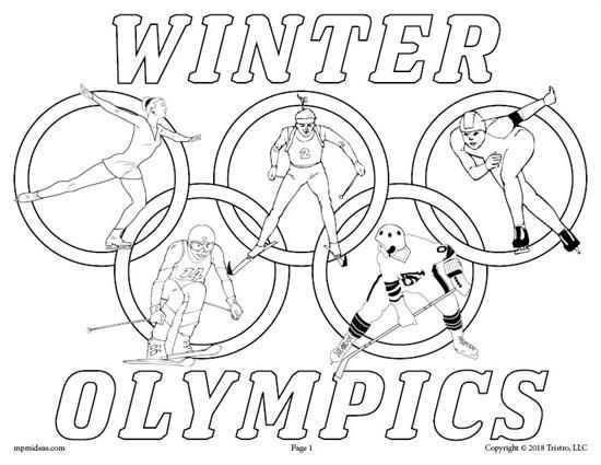 Free Printable Winter Olympics Coloring Page! Olympics, Free 550x425 Free Printable Winter Olympics Coloring Page! Olympics, Free