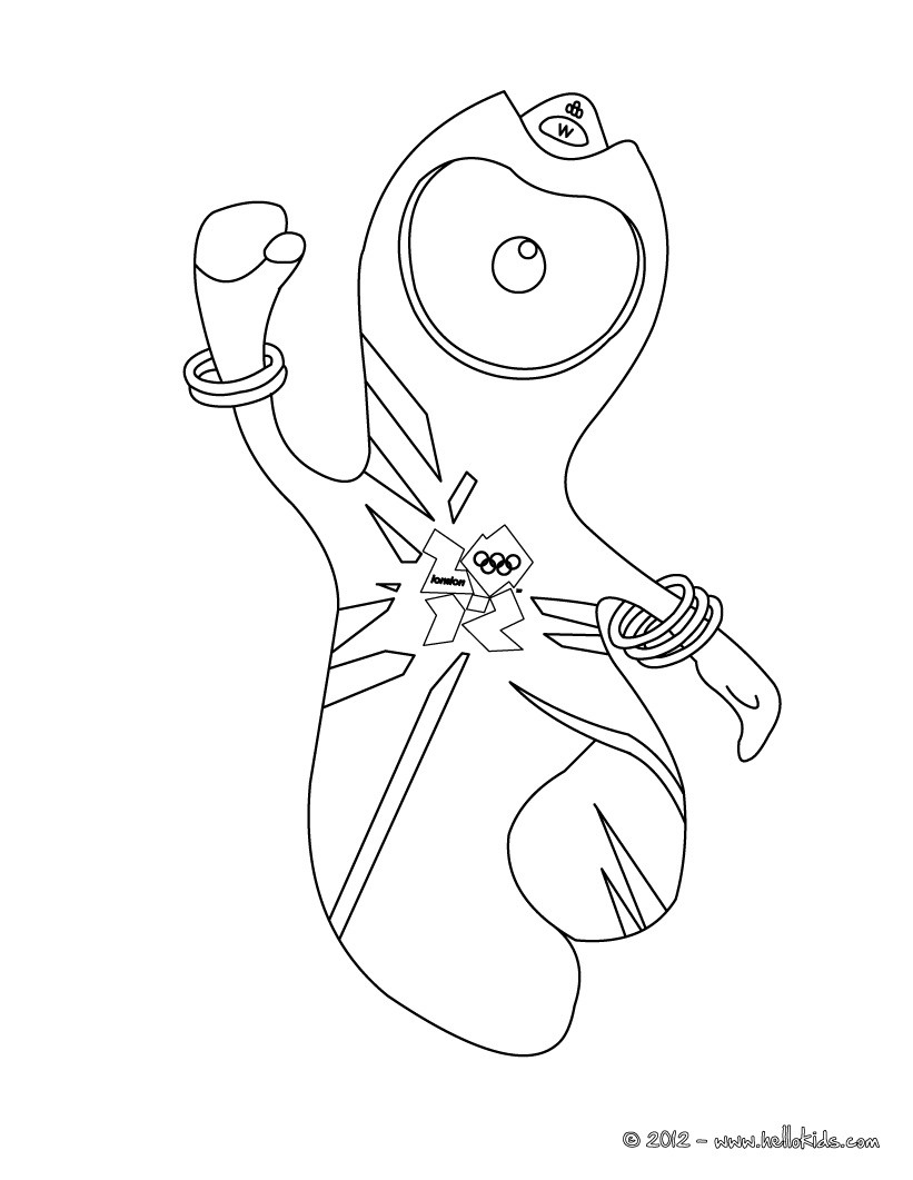Olympic Games Coloring Pages 821x1061 Olympic Games Coloring Pages