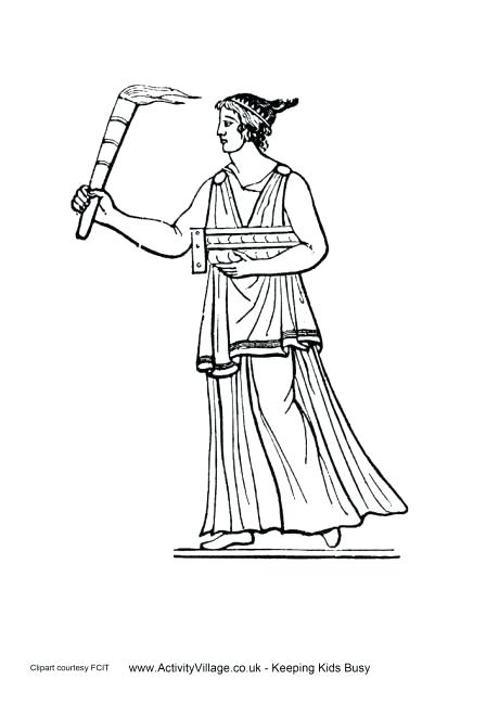Ancient Greece Coloring Pages Ancient Torch Colouring Page Ancient 460x650 Ancient Greece Coloring Pages Ancient Torch Colouring Page Ancient