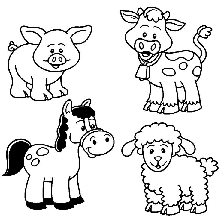 On The Farm Coloring Pages