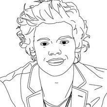 220x220 Harry Styles Coloring Pages
