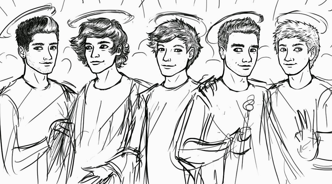1152x640 21 One Direction Coloring Pages Compilation Free Coloring Pages