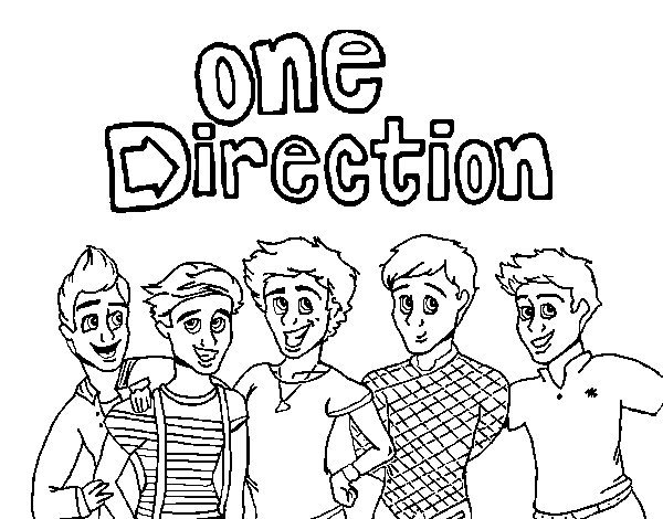 600x470 1d Fan Page One Direction Coloring Pages