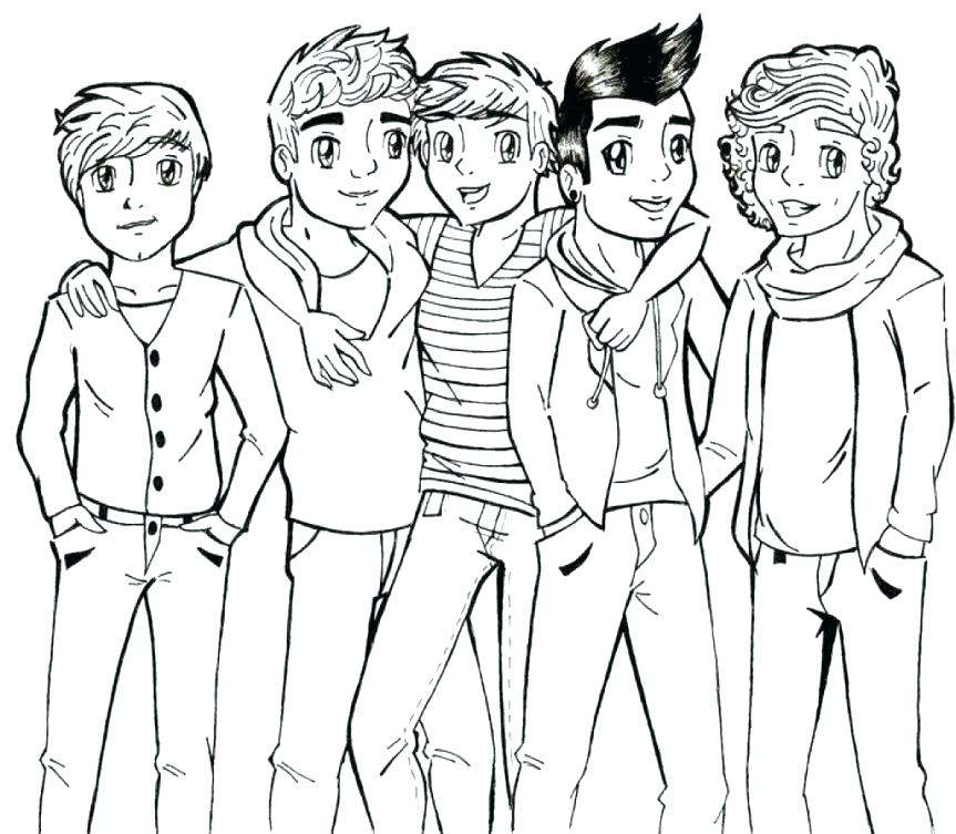 One Direction Coloring Pages at GetColorings.com | Free printable ...