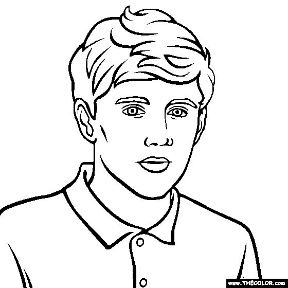 560x560 One Direction Printable Coloring Pages Chibi One Direction