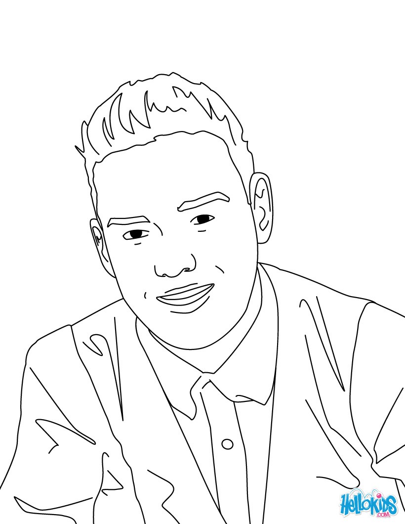 820x1060 Liam Payne Coloring Pages