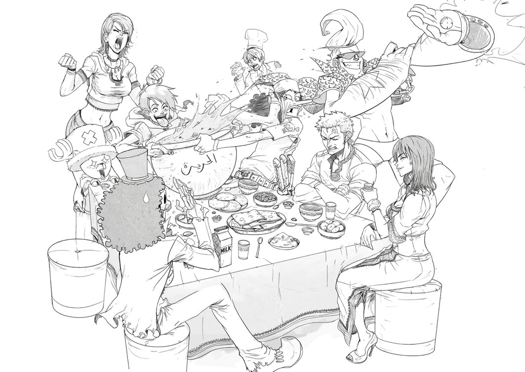 One Piece Coloring Pages 1063x752 One Piece Coloring Pages