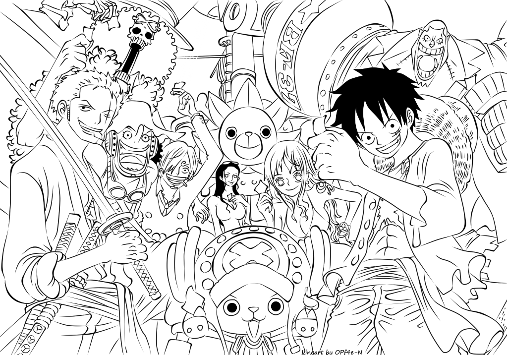One Piece Ten Lineart By Opf4e N 1023x716 One Piece Ten Lineart By Opf4e N