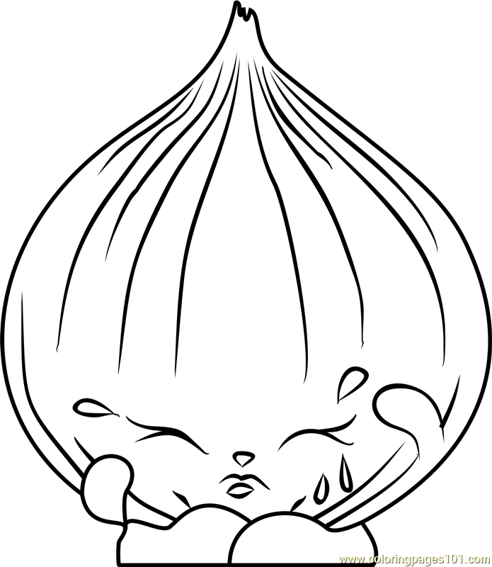 Boo Hoo Onion Shopkins Coloring Page 695x800 Boo Hoo Onion Shopkins Coloring Page