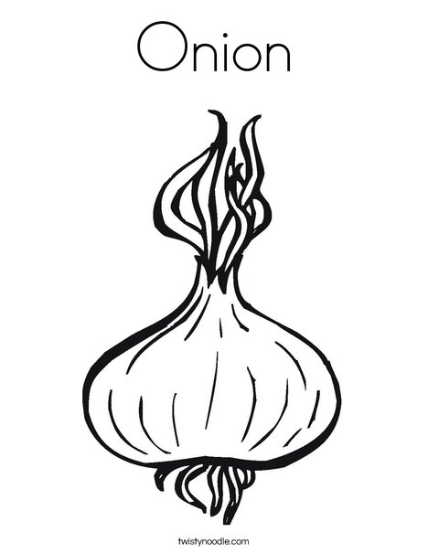 Onion Coloring Page 468x605 Onion Coloring Page