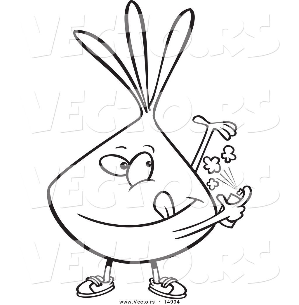 Vector Of A Cartoon Onion Spraying On Deodorant 1024x1044 Vector Of A Cartoon Onion Spraying On Deodorant