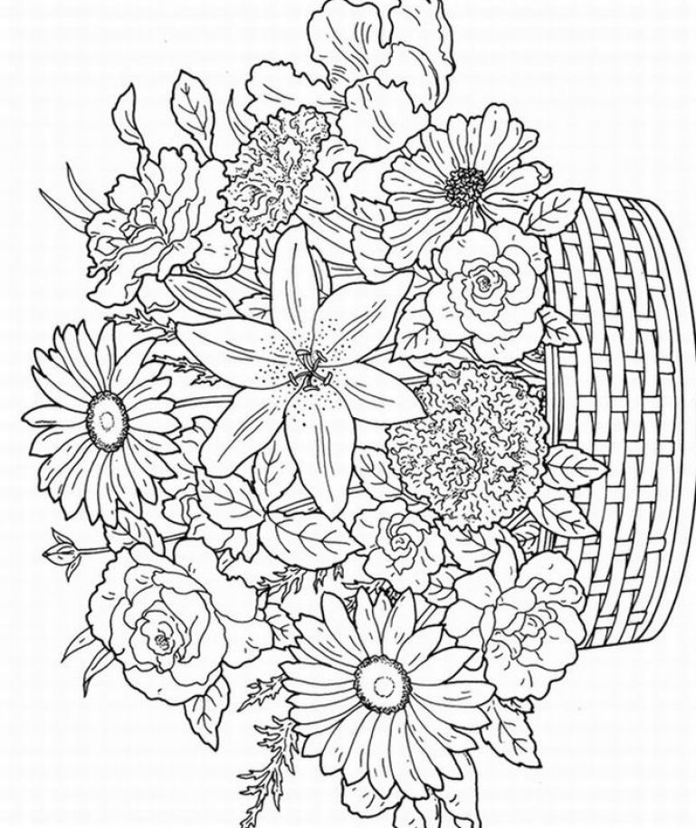 Printable Coloring Pages For Adults Coloring Pages For Adults 769x915 Printable Coloring Pages For Adults Coloring Pages For Adults