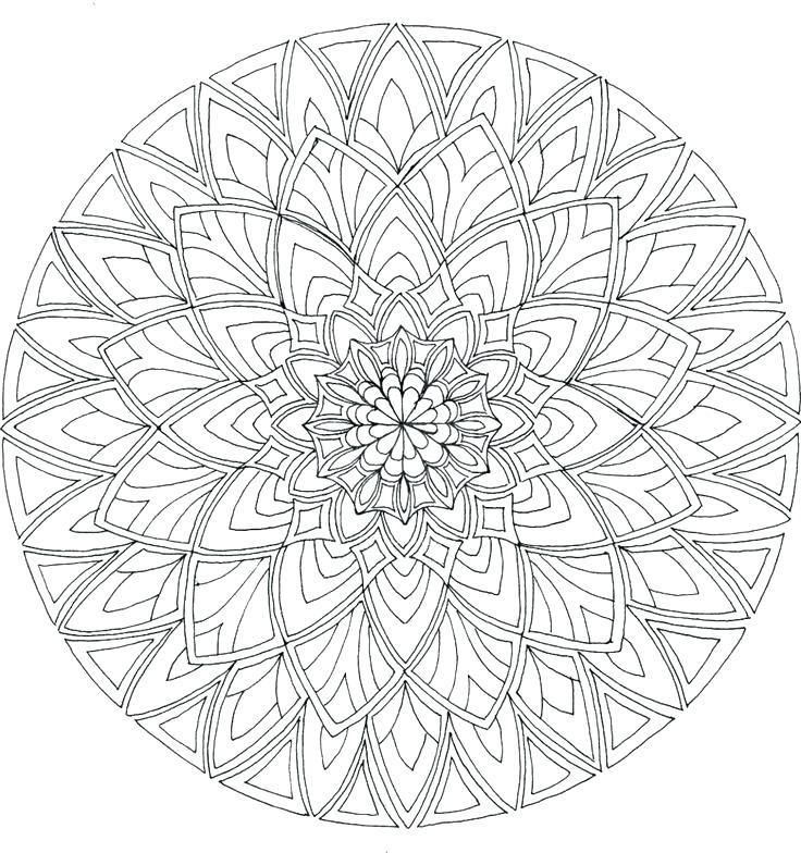 Online Mandala Coloring Pages Printable Mandala Coloring Pages 736x784 Online Mandala Coloring Pages Printable Mandala Coloring Pages