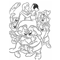 230x230 Top 20 Free Printable Snow White Coloring Pages Online