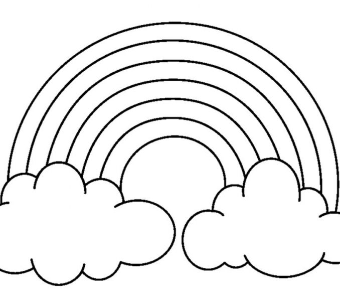 Rainbow Colouring Pictures 29 Rainbow Color Pages Rainbows 678x600 Rainbow Colouring Pictures 29 Rainbow Color Pages Rainbows