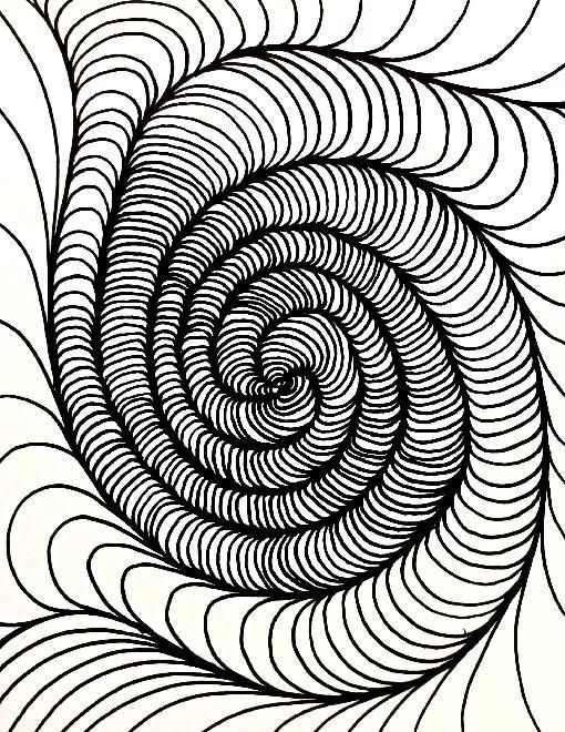 510x660 Image Result For Op Art Coloring Pages Op Art Colorwheel