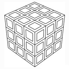 236x237 Op Art Coloring Pages