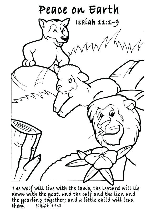 578x800 Isaiah Coloring Pages Open And Print This Christian Coloring Page