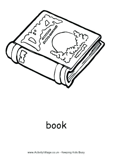 Open Book Coloring Page at GetColorings.com | Free printable colorings ...