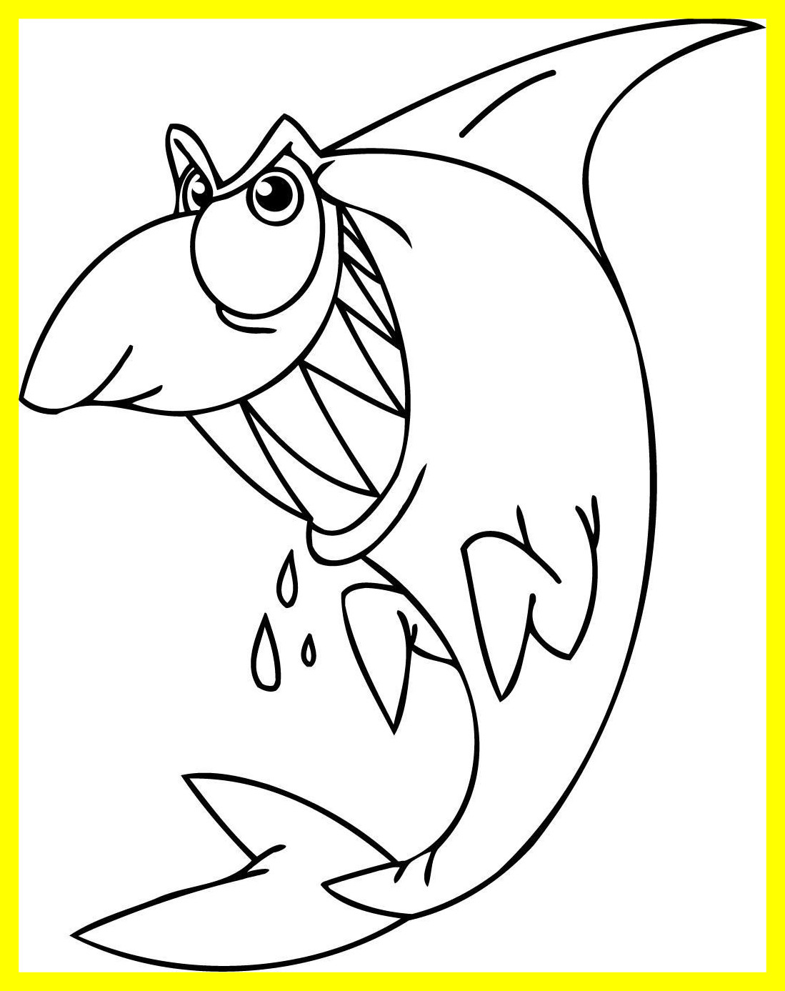 1099x1387 Little Mermaid Shark Coloring Pages