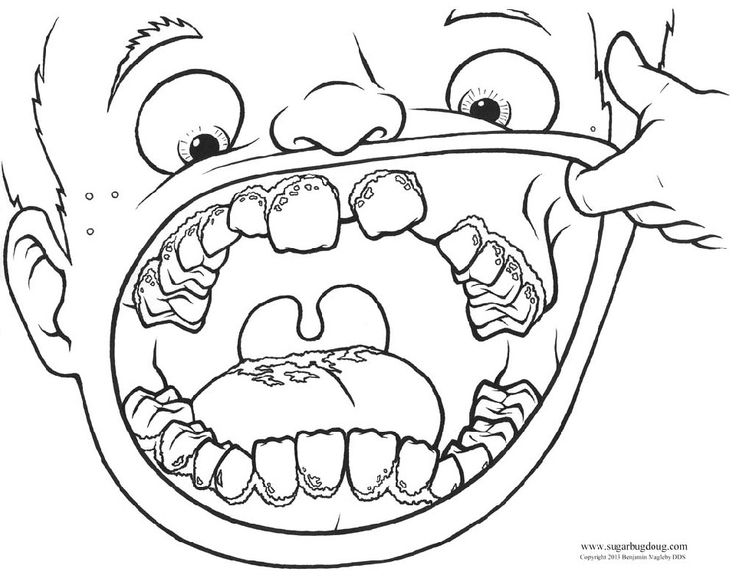 736x588 Mouth Coloring Pages For Kids