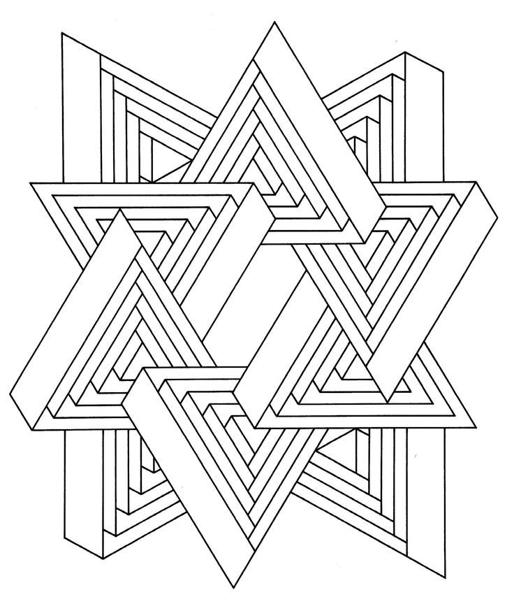 Visual Illusion Coloring Pages Download And Print For Free Adult 736x874 Visual Illusion Coloring Pages Download And Print For Free Adult