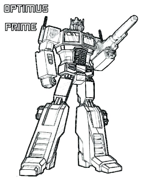 600x776 Transformer Coloring Pages Optimus Prime Prime Coloring Page Prime