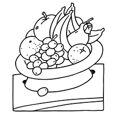 Orange Juice Coloring Page