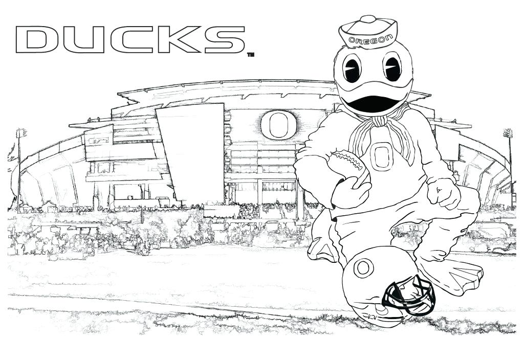 1024x663 Ducks Coloring Pages Ducks Coloring Pages Oregon Ducks Coloring