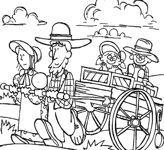 Pioneer Coloring Pages 694x632 Pioneer Coloring Pages
