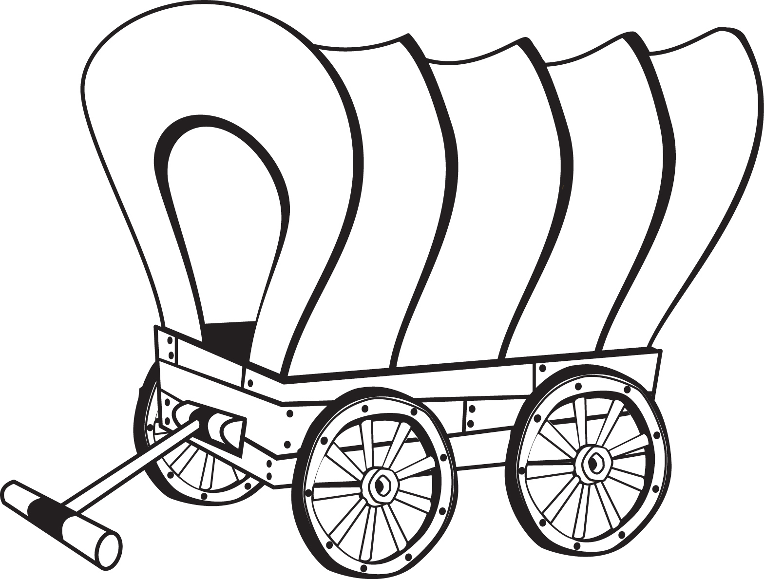 Wagon Coloring Page 1568x1189 Wagon Coloring Page
