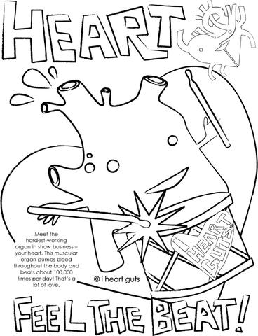 Heart Coloring Page I Heart Guts 368x480 Heart Coloring Page I Heart Guts