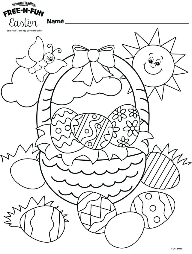 640x849 Fun Easter Coloring Pages Coloring Page Basket Coloring Page By