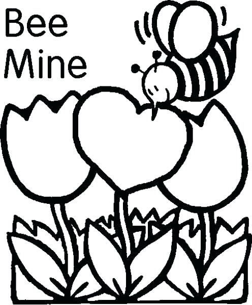 496x600 Free Valentine Coloring Pages Valentine Coloring Page Be My Free