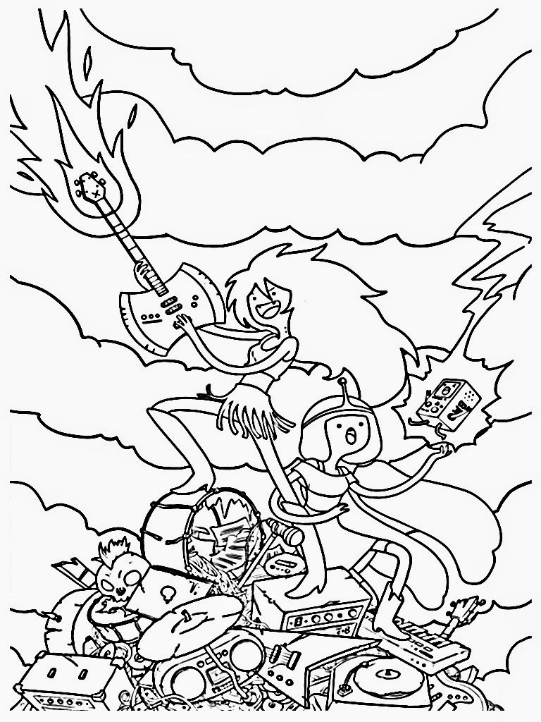 Best Cartoon Network Adventure Time Coloring Pages Printable Pict 768x1024 Best Cartoon Network Adventure Time Coloring Pages Printable Pict